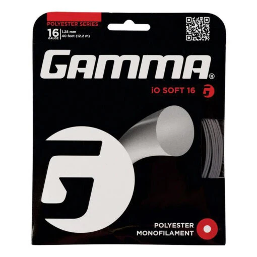 GAMMA IO Soft Charcoal Cordage En Garniture 12,2m -Wilson Soldes 00022000 000