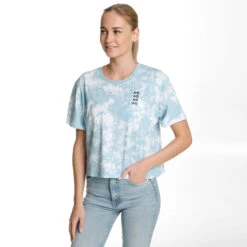 AO Tie Dye Cropped T-shirt Femmes -Wilson Soldes 00084000 0 3