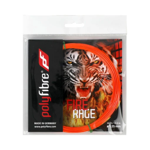 Fire Rage Cordage En Garniture 12,2m -Wilson Soldes 01260000 000 1