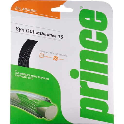 PRINCE Synthetic Gut Duraflex Cordage En Garniture 12,2m -Wilson Soldes 01461000 000