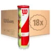 Wilson Team W Practice 18 Tubes De 4 En Carton -Wilson Soldes 0157800000 000