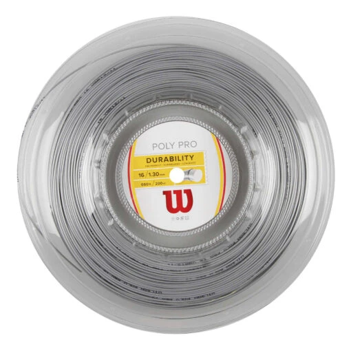 Wilson Poly Pro Bobine Cordage 200m -Wilson Soldes 02004000 000