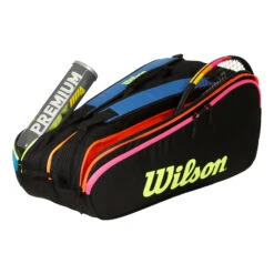 Wilson Team Neon Collection Housse De Raquette Lot De 12 Edition Spéciale -Wilson Soldes 0242100000 10