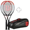 Wilson 2x Clash 100 Pro (Tour) + Sac De Tennis -Wilson Soldes 03872000 000